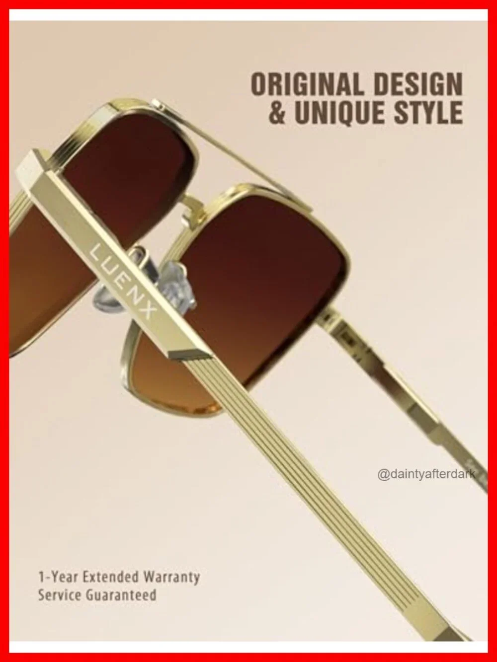 Polarized Aviator Sunglasses UV400 Protection Metal Frame Driving Accessories